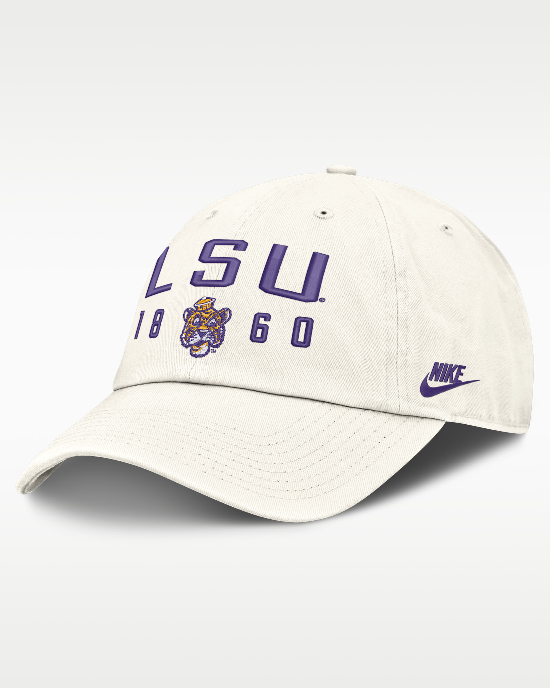LSU Natural Club Men's Nike College Adjustable Hat. Nike.com